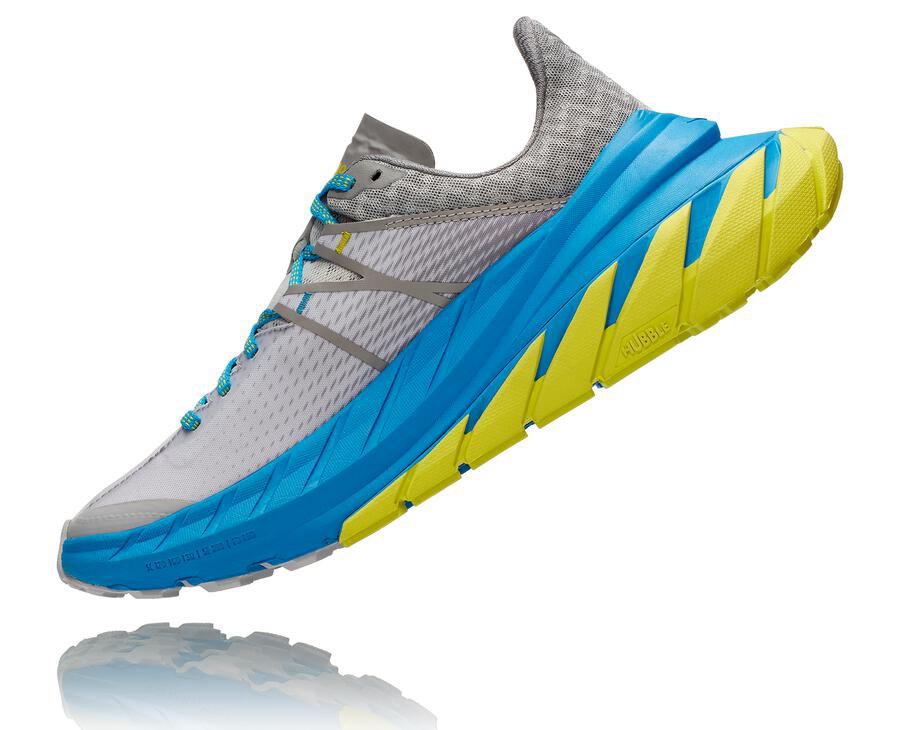 Tenis Trail Hoka One One Feminino Cinzentas - Tennine - 809-JXQRBY